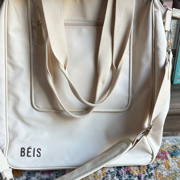 Beis north south cream Tote Bag - Picture 2 of 15